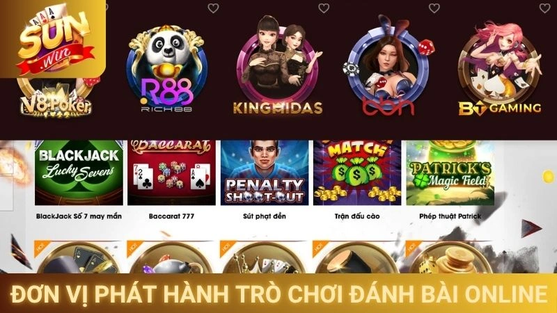 Đơn vị phát hành trò chơi đánh bài online