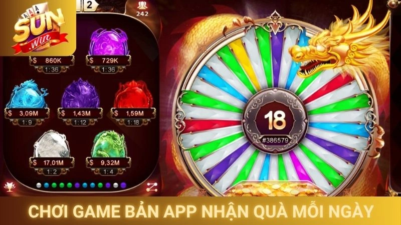 Chơi game bản app nhận quà mỗi ngày