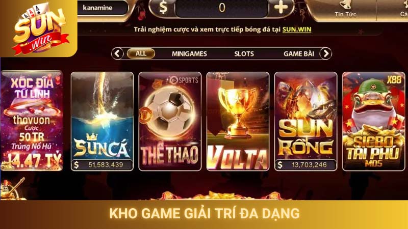 So sánh Sunwin và các cổng game uy tín trên thị trường 2026 2 Kho game giải trí đa dạng thu hút đông đảo thành viên