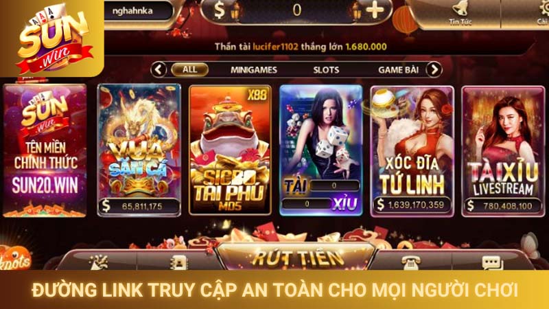 Đường link truy cập an toàn cho mọi người chơi