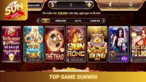 Top game Sunwin - Danh sách trò chơi giải trí chất lượng nhất 2026